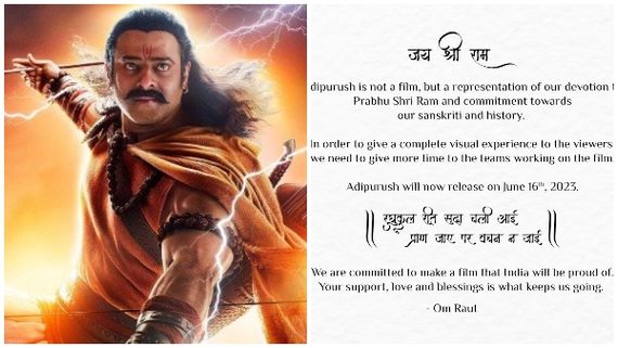 ಕೆಟ್ಟ ಮೇಲೆ ಬುದ್ಧಿ ಬಂತು!: 'ಆದಿಪುರುಷ್' ಹೊಸ ರಿಲೀಸ್ ಡೇಟ್ ಘೋಷಣೆ