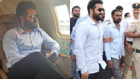 ಅಪ್ಪುಗೆ ಕರ್ನಾಟಕ ರತ್ನ: 'ಗೆಳೆಯ'ನಿಗಾಗಿ ಬೆಂಗಳೂರಿಗೆ ಬಂದಿಳಿದ ಜೂನಿಯರ್ ಎನ್‌ಟಿಆರ್