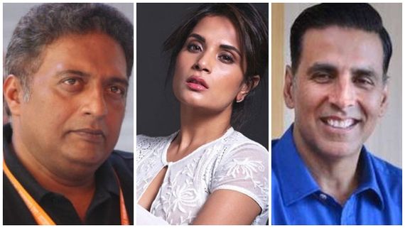 ಅಕ್ಷಯ್‌ ಕುಮಾರ್‌ನ ಕೆಣಕಿ ರಿಚಾ ಚಡ್ಡಾ ಪರ ಬ್ಯಾಟ್ ಬೀಸಿದ ಪ್ರಕಾಶ್‌ ರಾಜ್! 