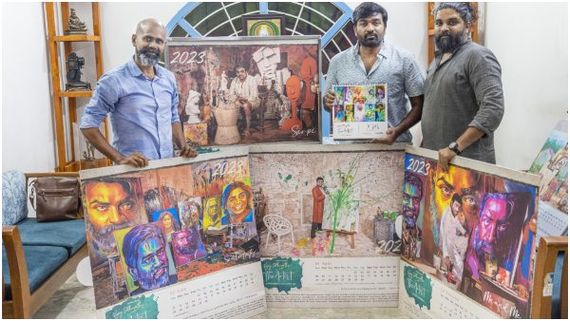 The Artist 2023 Calendars : 2023ರ 'ದಿ ಆರ್ಟಿಸ್ಟ್' ಕ್ಯಾಲೆಂಡರ್‌ ರಿಲೀಸ್ ಮಾಡಿದ ವಿಜಯ್ ಸೇತುಪತಿ! 