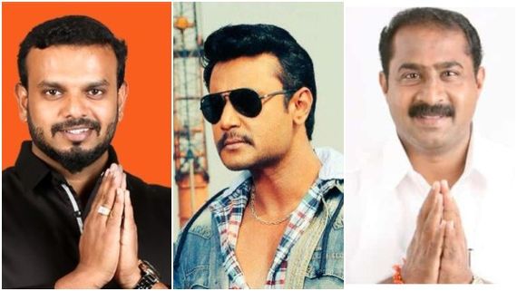 ಸತೀಶ್ ರೆಡ್ಡಿ ಹೆಗಲ ಮೇಲೆ ಗನ್ನಿಟ್ಟು ಉಮಾಪತಿಗೆ ಗುರಿ, ಮಾಜಿ ಗೆಳೆಯನ ವಿರುದ್ಧ ಅಖಾಡಕ್ಕೆ ದರ್ಶನ್