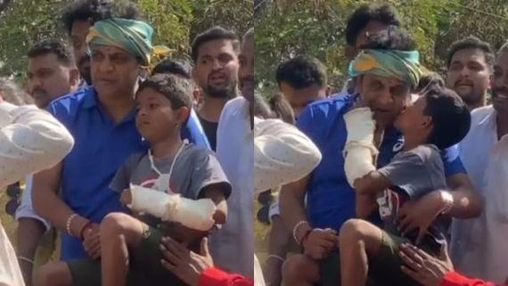 ಕೈ ಮುರಿದುಕೊಂಡಿದ್ದ ಬಾಲಕನ ಜತೆ ಫೋಟೊಗೆ ಪೋಸ್ ನೀಡಿದ ಶಿವಣ್ಣ; ನೆಟ್ಟಿಗರ ಮನಗೆದ್ದ ವಿಡಿಯೊ