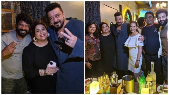 'KD' ಚಿತ್ರತಂಡದ ಜೊತೆ ಅಧೀರ ಸಂಜಯ್ ದತ್ ಪಾರ್ಟಿ: ಫೋಟೊಗಳು ವೈರಲ್