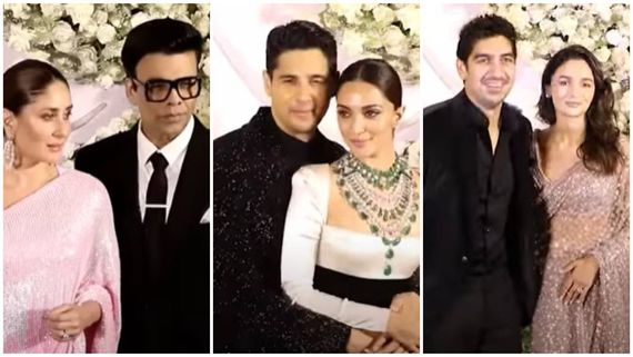 ಸಿದ್ದಾರ್ಥ್- ಕಿಯಾರಾ ಅದ್ಧೂರಿ ರಿಸೆಪ್ಷನ್ ಪಾರ್ಟಿ: ಧರೆಗಿಳಿದ ಬಾಲಿವುಡ್ ತಾರಾಲೋಕ 