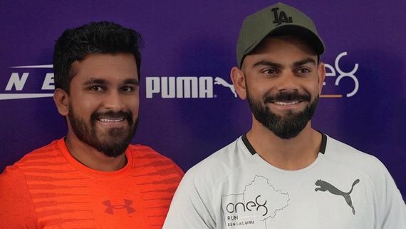 ವಿರಾಟ್ ಕೊಹ್ಲಿ ಭೇಟಿ ಮಾಡಿದ ರಾಜ್ ಮೊಮ್ಮಗ ಧೀರೆನ್; ಭೇಟಿಗೆ ಕಾರಣವೇನು?