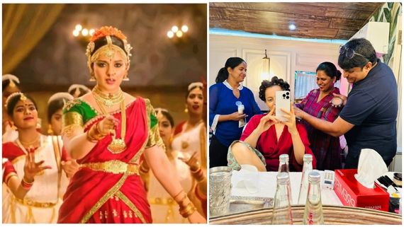 'ಚಂದ್ರಮುಖಿ 2' ಸೆಟ್ಟಿನಲ್ಲಿ ಬಾಲಿವುಡ್ ನಟಿ ಕಂಗನಾ ರನೌತ್ ಪ್ರತ್ಯಕ್ಷ: ಫೋಟೊ ವೈರಲ್ 