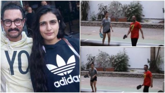 'ದಂಗಲ್' ನಟಿ ಜೊತೆ ಆಮಿರ್ ಖಾನ್ ಪಿಕಲ್‌ಬಾಲ್ ಆಟ.. ವಿಡಿಯೋ ವೈರಲ್: 