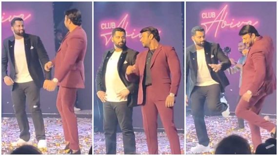 ಜ್ಯೂನಿಯರ್ ಅಭಿ,  ಸೀನಿಯರ್ ದರ್ಶನ್ ಜುಗಲ್ಬಂದಿ: ಅಭಿವಾ ಮ್ಯಾರೇಜ್ ಪಾರ್ಟಿಯಲ್ಲಿ ಬಿಂದಾಸ್ ಸ್ಟೆಪ್ಸ್