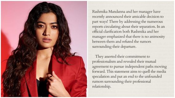 ರಶ್ಮಿಕಾಗೆ ಮ್ಯಾನೇಜರ್‌ನಿಂದ 80 ಲಕ್ಷ ರೂ. ದೋಖಾ? ಪ್ರೆಸ್‌ನೋಟ್ ರಿಲೀಸ್ ಮಾಡಿದ ಕಿರಿಕ್ ಬೆಡಗಿ