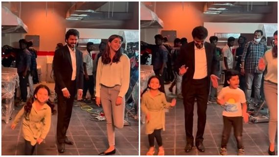 ಪೂಜಾ ಜೊತೆ 'ಬುಟ್ಟಬೊಮ್ಮ' ಡ್ಯಾನ್ಸ್ ಮಾಡೋಕೆ ನಾಚಿದ ದಳಪತಿ ವಿಜಯ್: ವೀಡಿಯೋ ಫುಲ್ ವೈರಲ್