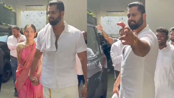 ಅಭಿಷೇಕ್ - ಅವಿವಾ ವಿವಾಹ: ಬೀಗರ ಔತಣಕ್ಕೆ ಒಟ್ಟಿಗೆ ಮಂಡ್ಯಕ್ಕೆ ಬಂದ ನವಜೋಡಿ