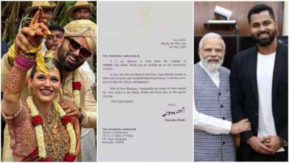 ಅಭಿ-ಅವಿವಾ ವಿವಾಹಕ್ಕೆ ಪ್ರಧಾನಿ ಮೋದಿ ಗೈರು: ನವ ಜೋಡಿಗೆ ಪತ್ರದ ಮೂಲಕ ಶುಭಾಶಯ! 
