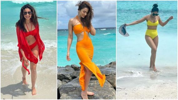 ಮಾಲ್ಡೀವ್ಸ್ ಬೀಚ್‌ನಲ್ಲಿ ರಕುಲ್ ಪ್ರೀತ್ ಸಿಂಗ್ ಬಿಕಿನಿ ಅವತಾರ: CSK ಫ್ಯಾನ್ ಎಂದಿದ್ದೇಕೆ ನೆಟ್ಟಿಗರು?