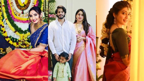 ವರಮಹಾಲಕ್ಷ್ಮಿಯನ್ನು ಮನೆಗೆ ಸ್ವಾಗತಿಸಿ ಸಂಭ್ರಮಿಸಿದ ಸ್ಯಾಂಡಲ್‌ವುಡ್ ನಟ ನಟಿಯರು