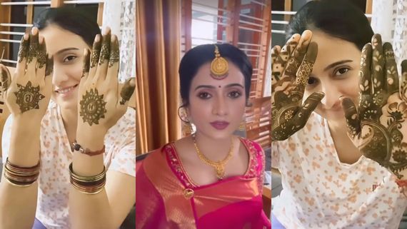 Harshika-Bhuvan: ಸರಳವಾಗಿ ನಡೆದ ಹರ್ಷಿಕಾ ಮೆಹಂದಿ ಶಾಸ್ತ್ರ, ಪಿಂಕ್ ಸೀರೆಯಲ್ಲಿ ಮದುಮಗಳ ಮೆರಗು