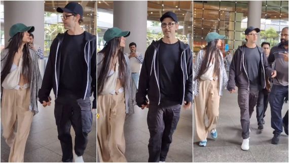 Hrithik-Saba Azad: ಮುಂಬೈ ಏರ್‌ಪೋರ್ಟ್‌ನಲ್ಲಿ ಗೆಳತಿ ಜೊತೆ ಕಂಡ ಹೃತಿಕ್ ರೋಷನ್.. ಏನ್ ಸಮಾಚಾರ? 