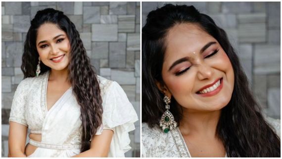 Mokshitha Pai: ಧರೆಗಿಳಿದ ರಂಭೆಯಂತೆ ಕಂಗೊಳಿಸಿದ ಹಳ್ಳಿ ಹುಡುಗಿ ಪಾರು