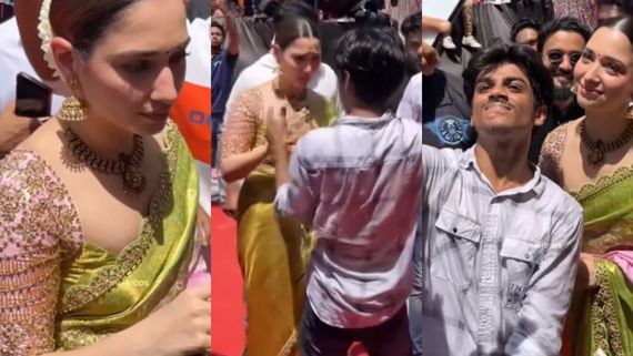 Tamannaah Bhatia: ಭದ್ರತೆ ದಾಟಿ ತಮನ್ನಾ ಬಳಿಗೆ ಬಂದ ಅಭಿಮಾನಿ, ನಟಿಯ ಪ್ರತಿಕ್ರಿಯೆಗೆ ಫ್ಯಾನ್ಸ್ ಮೆಚ್ಚುಗೆ