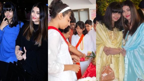 ಗಣಪತಿ ವಿಸರ್ಜನೆಯಲ್ಲಿ ಐಶ್ವರ್ಯಾ ರೈ ಮಗಳು ಆರಾಧ್ಯ ಬಚ್ಚನ್ ಸಕತ್ ಡ್ಯಾನ್ಸ್