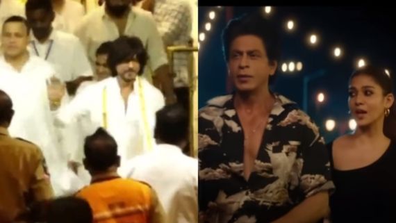 ಜವಾನ್ ಬಿಡುಗಡೆಗೂ ಮುನ್ನ ತಿರುಪತಿಗೆ ಭೇಟಿ ಕೊಟ್ಟ ಶಾರುಖ್ ಖಾನ್, ನಯನತಾರಾ  