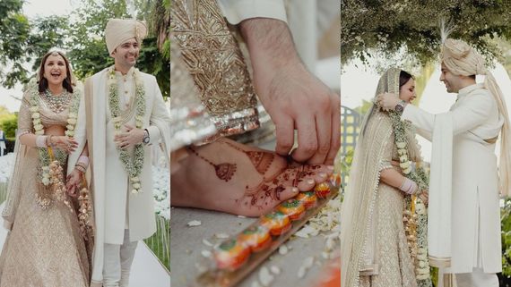 ಮೊದಲ ಭೇಟಿಯಲ್ಲೇ ಹೃದಯಗಳು ತಿಳಿದಿದ್ದವು!: ಪರಿಣಿತಿ ಚೋಪ್ರಾ - ರಾಘವ್ ಚಡ್ಡಾ ಅದ್ಧೂರಿ ಮದುವೆಯ ಮೊದಲ ಫೋಟೋಗಳು