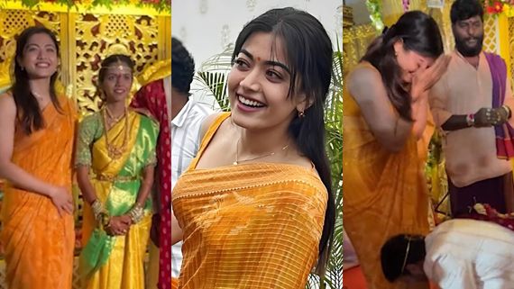 ಸಹಾಯಕನ ಮದುವೆಯಲ್ಲಿ ರಶ್ಮಿಕಾ ಮಂದಣ್ಣ ಭಾಗಿ, ಕಾಲಿಗೆ ಬಿದ್ದ ದಂಪತಿ ನೋಡಿ ನಾಚಿದ ನಟಿ!