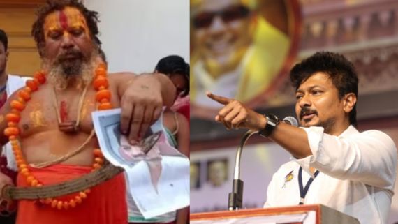 ಉದಯನಿಧಿ ತಲೆ ಕಡಿದರೆ 10 ಕೋಟಿ ಬಹುಮಾನ ಎಂದ ಸ್ವಾಮಿಜಿ, ಬಾಚಣಿಗೆ ತೆಗೆದುಕೊಳ್ಳುವೆ 10 ರೂ.ಕೊಡು ಎಂದ ನಟ!