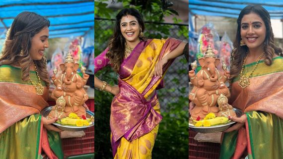 Sara Annaiah: ಗಣೇಶ ಹಬ್ಬದಂದು ಝರಿ ಸೀರೆಯಲ್ಲಿ ಕಂಗೊಳಿಸಿದ ನಟಿ ಸಾರಾ ಅಣ್ಣಯ್ಯ 