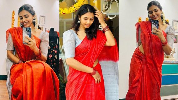 ಸೀರೆಯುಟ್ಟು, ಮಲ್ಲಿಗೆ ಮುಡಿದು ದಸರಾ ಶುಭಾಶಯ ಹೇಳಿದ 'ಸಿಂಗಾರ ಸಿರಿ' ಸಪ್ತಮಿ ಗೌಡ