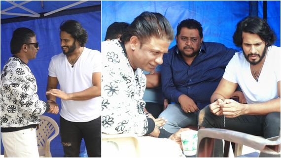 'ಜಾಗ್ವಾರ್' ಶೂಟಿಂಗ್ ನೋಡಲು ಹೋದ ಕರಿಚಿರತೆ: ನಿಖಿಲ್ ಸಿನಿಮಾ ದೃಶ್ಯ ನೋಡಿ ವಿಜಯ್ ದಿಲ್ ಖುಷ್!