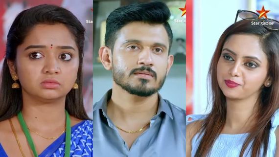  ಕಾವೇರಿ ಮುಂದೆಯೇ ತಬ್ಬಿಕೊಂಡ ವೃಂದಾ; ಬೆಸೆಯುತ್ತಿದೆ ಅಗಸ್ತ್ಯ-ವೃಂದಾ ಕಣ್ಸನ್ನೆ!