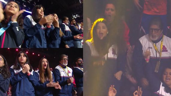 ಪ್ರೊ ಕಬಡ್ಡಿಯಲ್ಲಿ ಪತಿ ತಂಡಕ್ಕೆ ಚೀಯರ್ ಮಾಡಿದ ಐಶ್ವರ್ಯಾ;