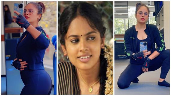 ಜಿಂಕೆ ಮರಿ ನಂದಿತಾ ಹೇಗಾಗ್ಬಿಟ್ರು ನೋಡಿ; ಟೈಟ್ ಡ್ರೆಸ್‌ನಲ್ಲಿ ಸಪೂರ ಮೈಮಾಟ ಪ್ರದರ್ಶನ