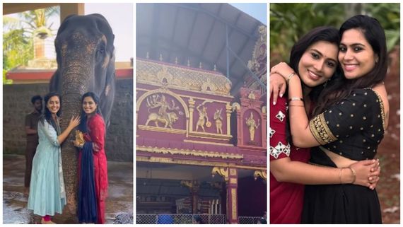 ಕಟೀಲು ದುರ್ಗಾದೇವಿಯ ದರ್ಶನ ಪಡೆದ ನೇಹಾ- ಸೋನು ಸಹೋದರಿಯರು 