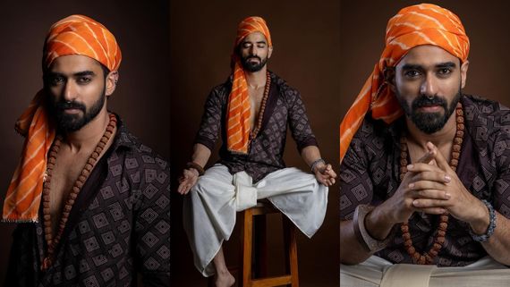 ಕೊರಳಲ್ಲಿ ರುದ್ರಾಕ್ಷಿ ಧರಿಸಿ ಧ್ಯಾನ ಮಾಡಿದ ಶೈನ್ ಶೆಟ್ಟಿ: ಏನಿದು ನ್ಯೂ ಲುಕ್..?