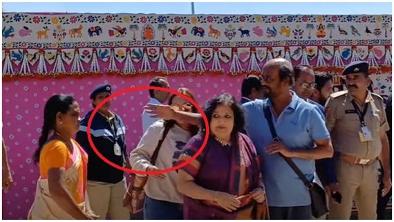 ಮನೆ ಕೆಲಸದಾಕೆಗೆ ಸಾರ್ವಜನಿಕವಾಗಿ ಅವಮಾನ ಮಾಡಿದ್ರಾ ರಜನಿಕಾಂತ್? ವಿಡಿಯೋ ವೈರಲ್