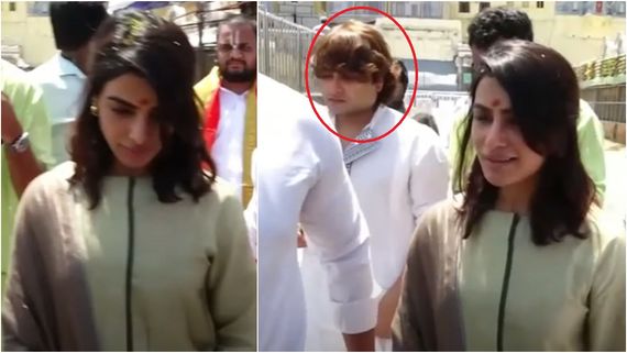 ತಿರುಪತಿಯಲ್ಲಿ ಅಪರಿಚಿತನ ಜೊತೆ ಕಂಡ ಸಮಂತಾ; ಮತ್ತೆ ಗುಸು ಗುಸು ಶುರು