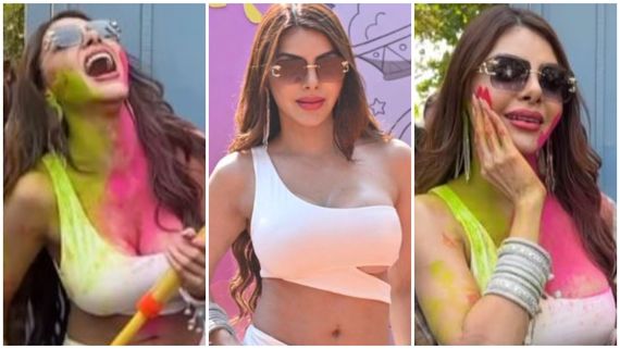 'ಕಾಮಣ್ಣ' ನಿನ್ನ ನೋಡಿದ್ದರೆ ;  'ಹೋಳಿ' ಹಬ್ಬದಲ್ಲಿ 'ಶೆರ್ಲಿನ್' ನಂಗಾ ನಾಚ್..! 