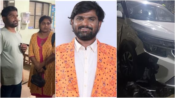 ಬಿಗ್‌ಬಾಸ್ ತುಕಾಲಿ ಸಂತೋಷ್ ಹೊಸ ಕಾರು ಅಪಘಾತ; ಆಟೋರಿಕ್ಷಾ-ಕಾರು ಜಖಂ 