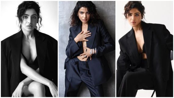 ಸ್ಯಾಮ್ 'ಬ್ಲ್ಯಾಕ್‌' ಮ್ಯಾಜಿಕ್ ;  ಒಳ ಉಡುಪಿಲ್ಲದೇ ಎದೆ ಮೇಲೆ ಕೈ ಇಟ್ಟುಕೊಂಡ ಸಮಂತಾ ..! 