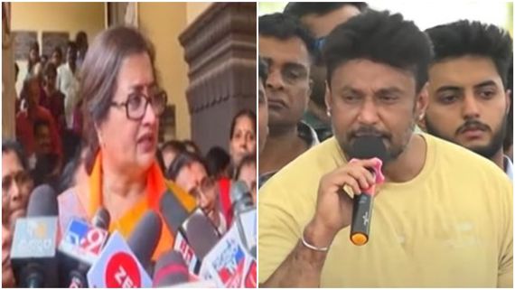 ಮಂಡ್ಯದಲ್ಲಿ ಕಾಂಗ್ರೆಸ್ ಅಭ್ಯರ್ಥಿ ಪರ ನಟ ದರ್ಶನ್ ಪ್ರಚಾರ; ಸುಮಲತಾ ಅಂಬರೀಶ್ ಪ್ರತಿಕ್ರಿಯೆ 