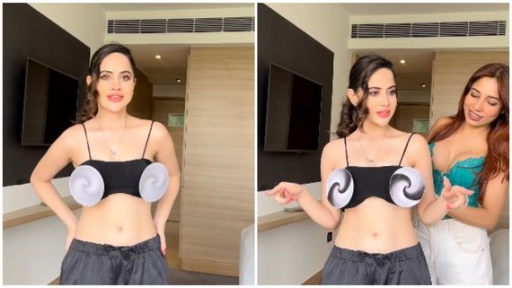 ಎದೆ ಮೇಲೆ ಫ್ಯಾನ್ ಹಾಕಿಕೊಂಡು ಸಖತ್ ಕೂಲ್ ಎಂದ ಉರ್ಫಿ ಜಾವೇದ್