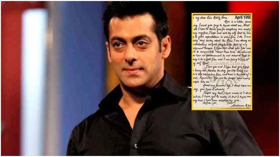 34 ವರ್ಷಗಳ ಹಿಂದೆ ನಟ ಸಲ್ಮಾನ್ ಖಾನ್ ಬರೆದಿದ್ದ ಲವ್ ಲೆಟರ್ ಈಗ ವೈರಲ್