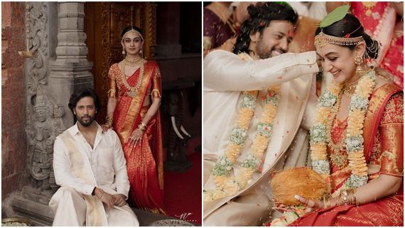 ಹಸೆಮಣೆ ಏರಿದ ಅರ್ಜುನ್ ಸರ್ಜಾ ಪುತ್ರಿ ಐಶ್ವರ್ಯ; ಫೋಟೊಗಳು ವೈರಲ್