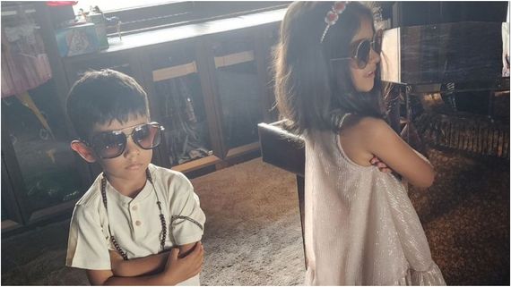 ಮಕ್ಕಳಲ್ಲಿ ತಮ್ಮಿಬ್ಬರನ್ನೇ ನೋಡಿಕೊಂಡು ಹಿರಿ ಹಿರಿ ಹಿಗ್ಗಿದ ರಾಧಿಕಾ ಪಂಡಿತ್