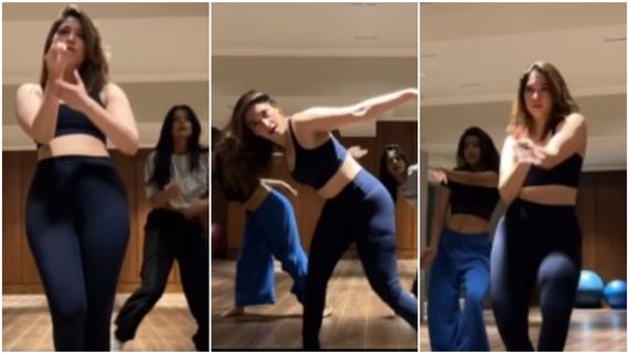 ರಿಹರ್ಸಲ್‌ನಲ್ಲೂ ಅದೇ ಗ್ರೇಸ್, ಜೋಶ್, ಬಿಂದಾಸ್; ತಮನ್ನಾ ಅಂದ ಚೆಂದ ಥಕಧಿಮಿತ 