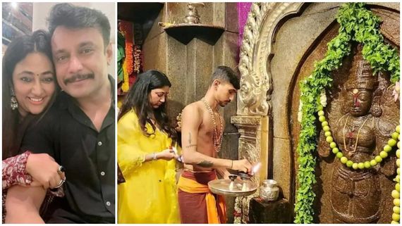 ತಮ್ಮ ಪತಿ ದರ್ಶನ್‌ಗಾಗಿ ಶಕ್ತಿದೇವತೆಗೆ ವಿಶೇಷ ಪೂಜೆ ಸಲ್ಲಿಸಿದ ವಿಜಯಲಕ್ಷ್ಮಿ...!