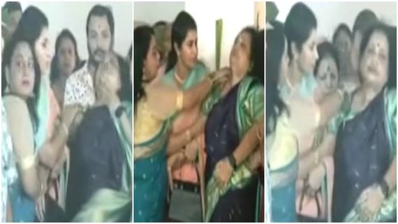 ಕಲಾವಿದರ ಸಂಘದಲ್ಲಿ ಪೂಜೆ ವೇಳೆ ಮೈ ಮೇಲೆ ದೇವರು ಬಂದಂತೆ ವರ್ತಿಸಿದ ನಟಿ 