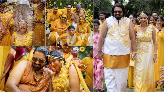 ಅರಿಶಿಣ ಶಾಸ್ತ್ರದಲ್ಲಿ ಮಿಂದೆದ್ದ ಮಧು ಮಕ್ಕಳು; ತರುಣ್-ಸೋನಾಲ್​ ಸಂಭ್ರಮದಲ್ಲಿ ಭಾಗಿಯಾದ ತಾರೆಯರ್‍ಯಾರು?