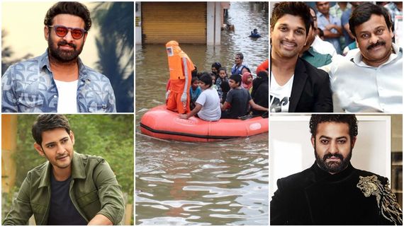 ಎಪಿ-ತೆಲಂಗಾಣ ಪ್ರವಾಹ; ಕೋಟಿ ಕೋಟಿ ದೇಣಿಗೆ ಘೋಷಿಸಿದ ತೆಲುಗು ಸ್ಟಾರ್ಸ್ 
